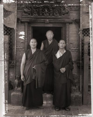 Monks of Swyambhunath